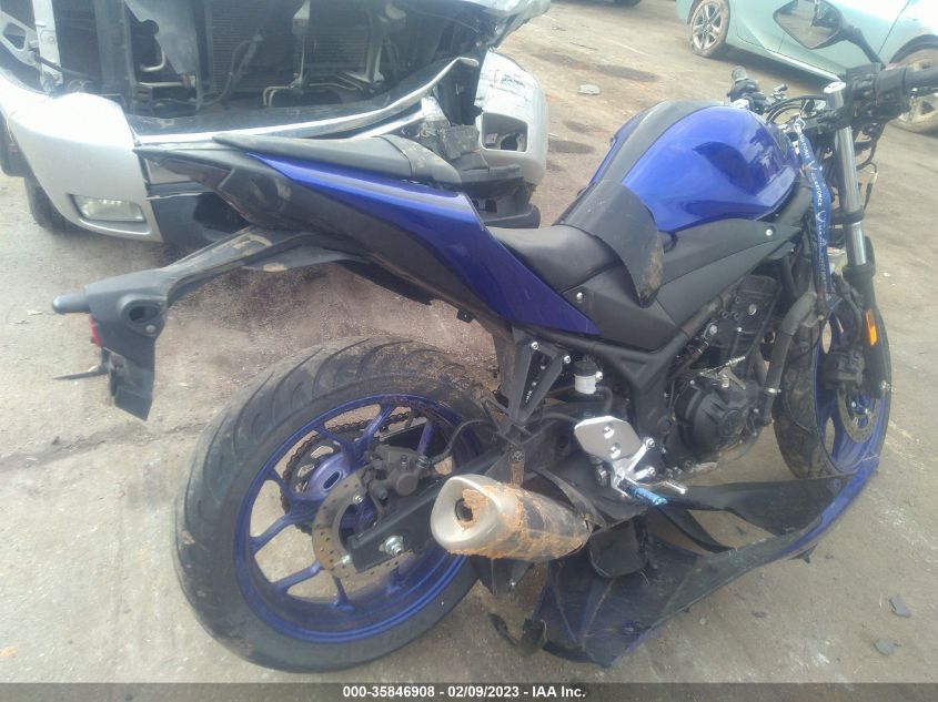 2018 YAMAHA YZFR3 MH3RH06Y5JK017896