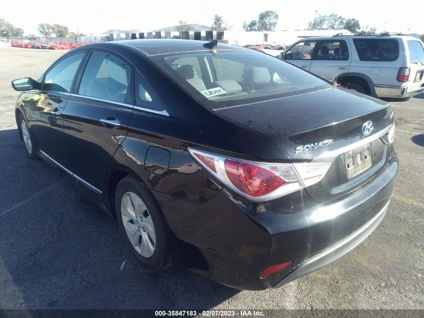2013 HYUNDAI SONATA HYBRID - KMHEC4A47DA064893