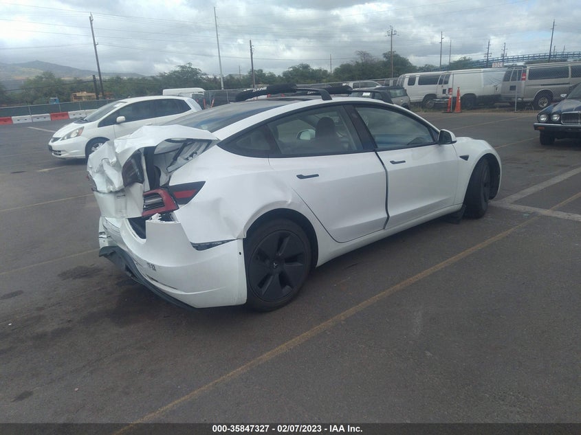 VIN 5YJ3E1EB9MF852921 2021 TESLA MODEL 3 LONG RANGE