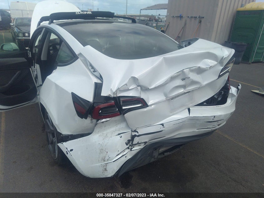 VIN 5YJ3E1EB9MF852921 2021 TESLA MODEL 3 LONG RANGE