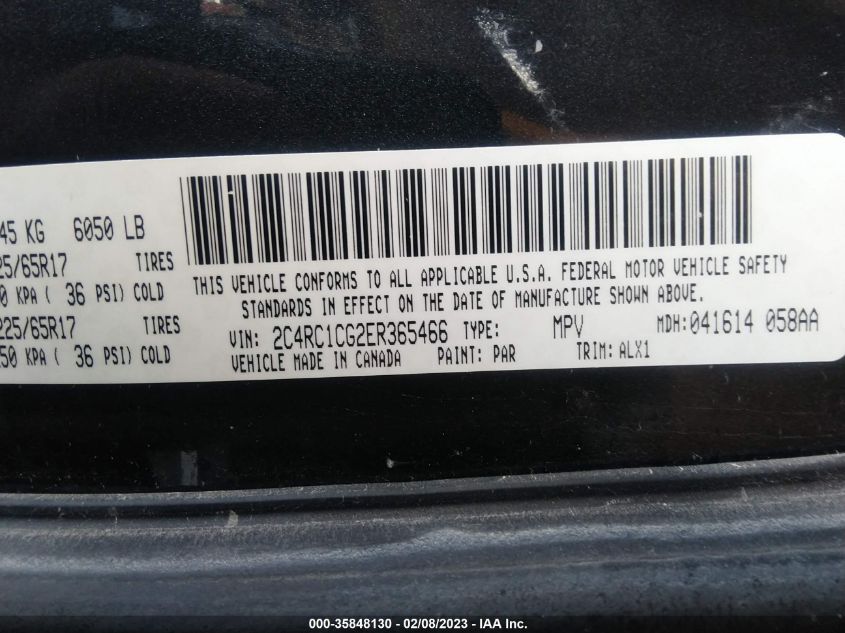 2014 CHRYSLER TOWN & COUNTRY TOURING-L - 2C4RC1CG2ER365466