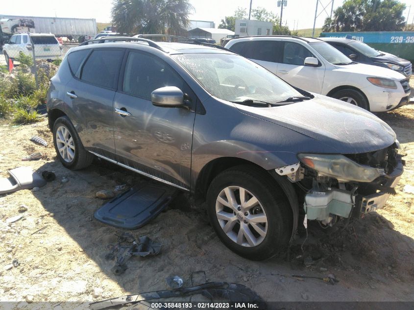 2013 NISSAN MURANO SL - JN8AZ1MU6DW207996