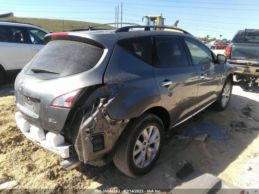 2013 NISSAN MURANO SL - JN8AZ1MU6DW207996
