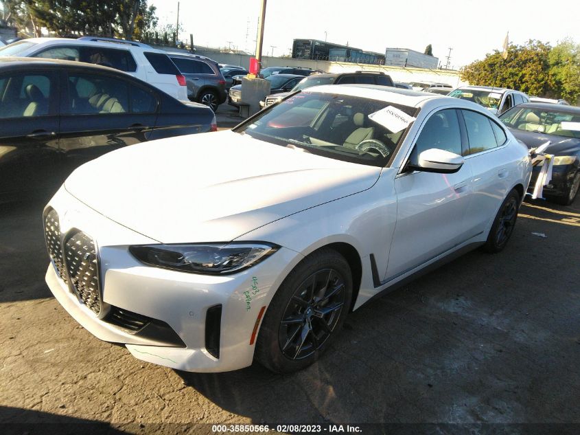2023 BMW I4 EDRIVE40 WBY73AW05PFN60119