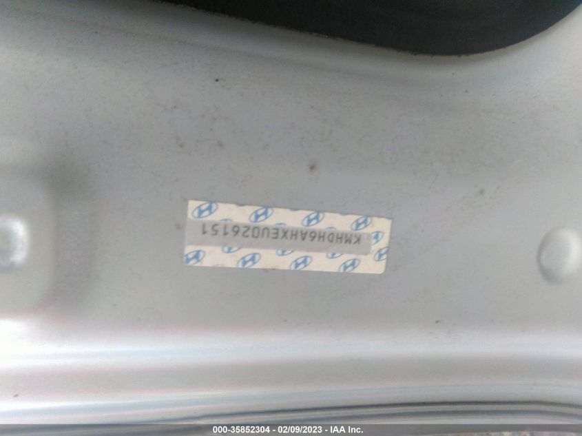 2014 HYUNDAI ELANTRA COUPE KMHDH6AHXEU026151