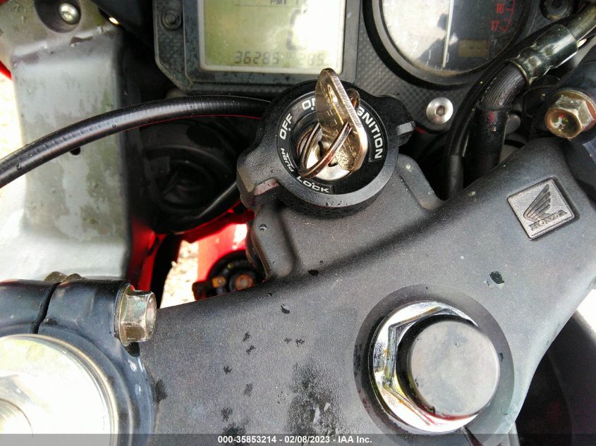 2002 HONDA CBR600 F4 JH2PC35042M303379