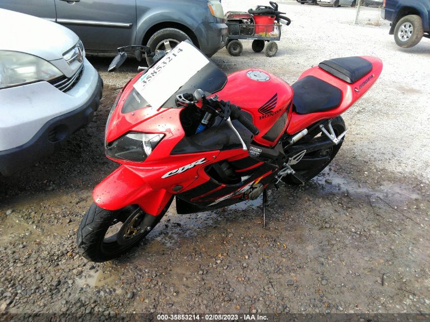 2002 HONDA CBR600 F4 JH2PC35042M303379