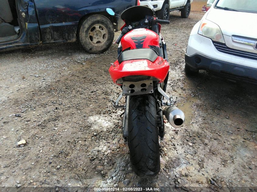2002 HONDA CBR600 F4 JH2PC35042M303379