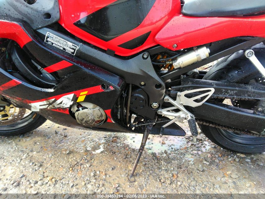 2002 HONDA CBR600 F4 JH2PC35042M303379
