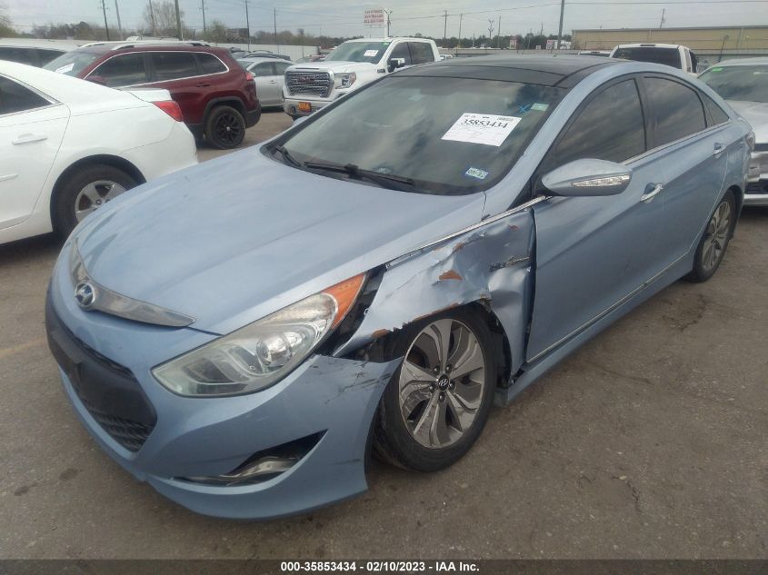 2013 HYUNDAI SONATA HYBRID LIMITED - KMHEC4A49DA085440