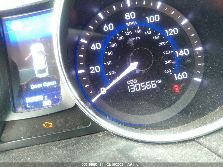 2013 HYUNDAI SONATA HYBRID LIMITED - KMHEC4A49DA085440
