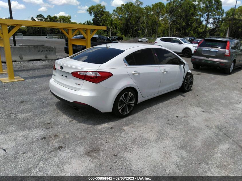 2014 KIA FORTE EX - KNAFX4A84E5102667