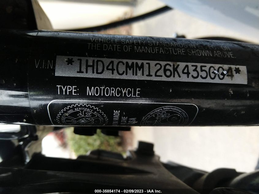 2006 HARLEY-DAVIDSON XL883 L - 1HD4CMM126K435004