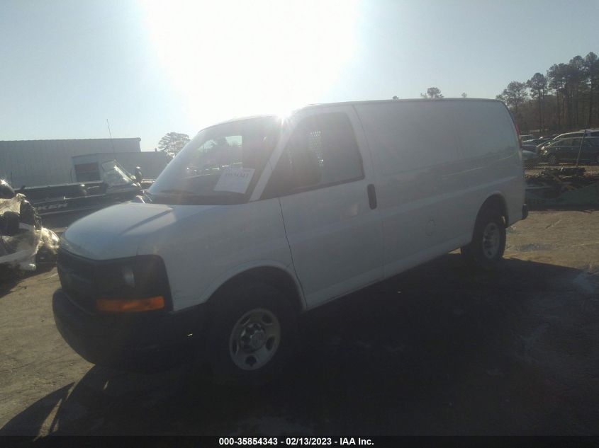 2013 CHEVROLET EXPRESS CARGO VAN - 1GCWGFBA5D1102344