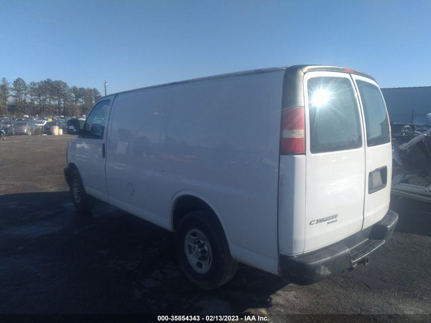 2013 CHEVROLET EXPRESS CARGO VAN - 1GCWGFBA5D1102344