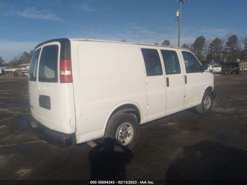 2013 CHEVROLET EXPRESS CARGO VAN - 1GCWGFBA5D1102344