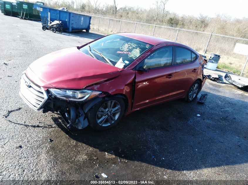 VIN 5NPD84LF2HH000369 2017 HYUNDAI ELANTRA SE