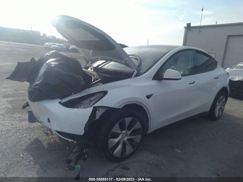 2022 TESLA MODEL Y LONG RANGE - 7SAYGDEE8NF391629