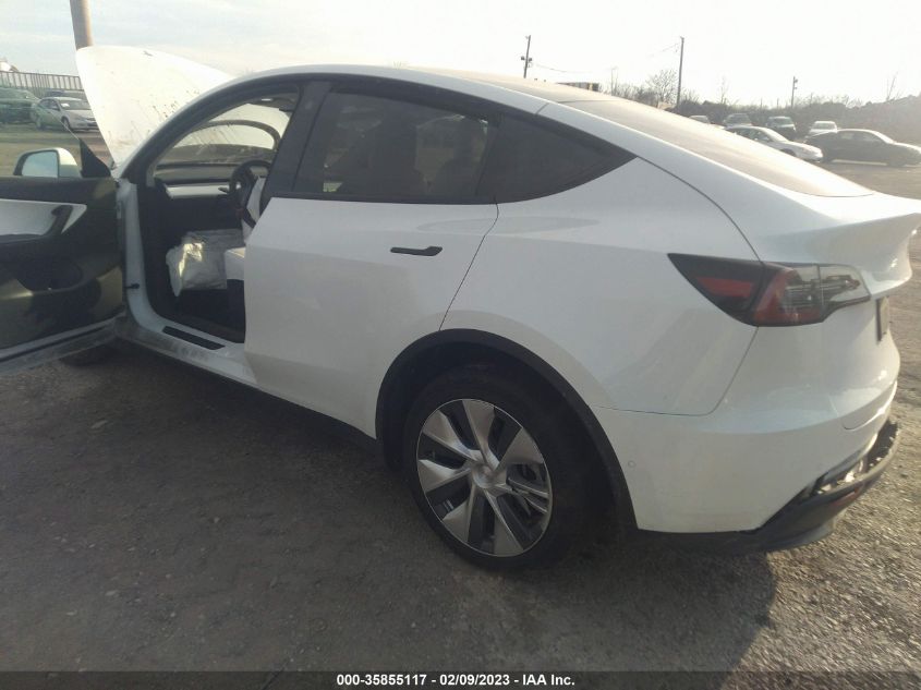 2022 TESLA MODEL Y LONG RANGE - 7SAYGDEE8NF391629