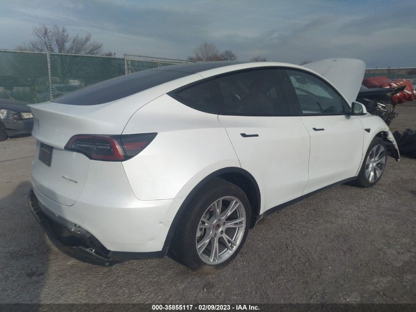 2022 TESLA MODEL Y LONG RANGE - 7SAYGDEE8NF391629