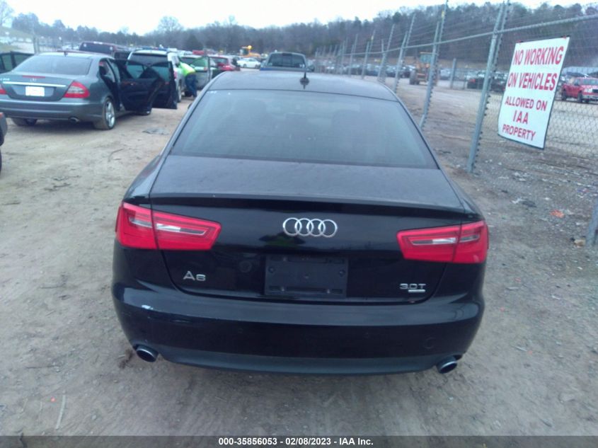 2013 AUDI A6 3.0T PREMIUM PLUS WAUGGAFC5DN019151