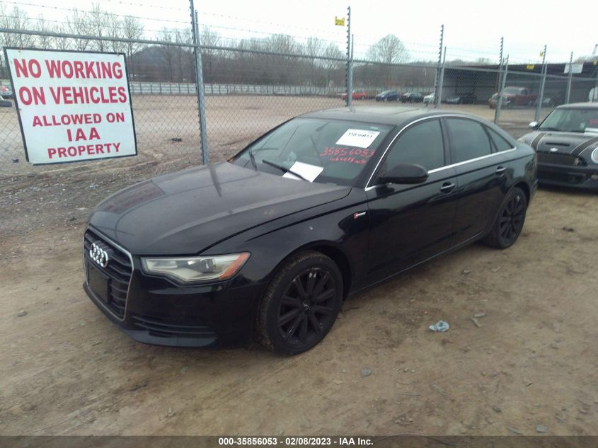 2013 AUDI A6 3.0T PREMIUM PLUS WAUGGAFC5DN019151