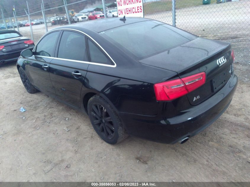 2013 AUDI A6 3.0T PREMIUM PLUS WAUGGAFC5DN019151