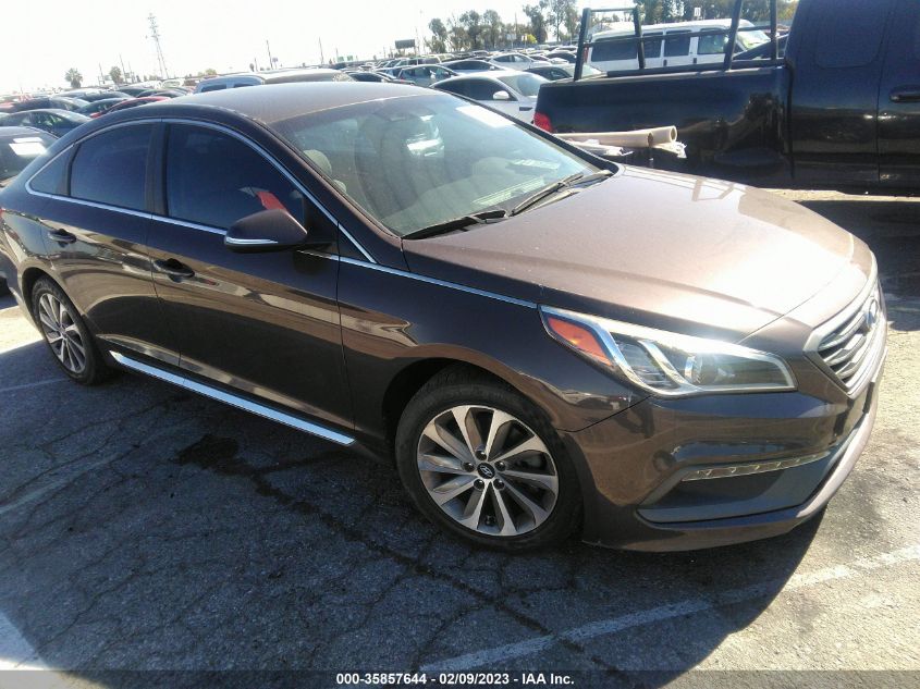 2015 HYUNDAI SONATA 2.4L SPORT - 5NPE34AF3FH103772