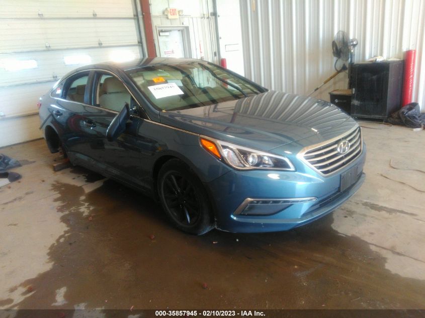 2015 HYUNDAI SONATA 2.4L SE - 5NPE24AF5FH207232