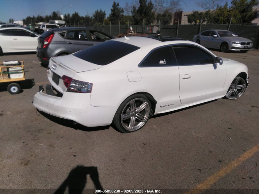 2013 AUDI S5 PREMIUM PLUS WAUCGAFR8DA066393