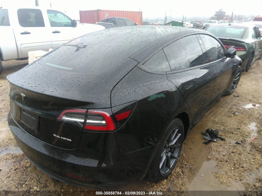 VIN 5YJ3E1EB4NF326150 2022 TESLA MODEL 3 LONG RANGE