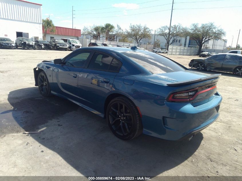 VIN 2C3CDXHG7NH138766 2022 DODGE CHARGER no.3