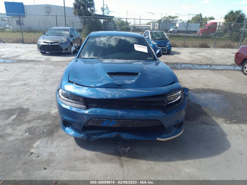 VIN 2C3CDXHG7NH138766 2022 DODGE CHARGER no.6