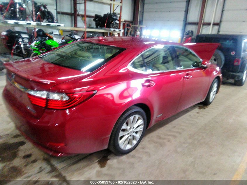 2013 LEXUS ES 300H HYBRID JTHBW1GG7D2031903