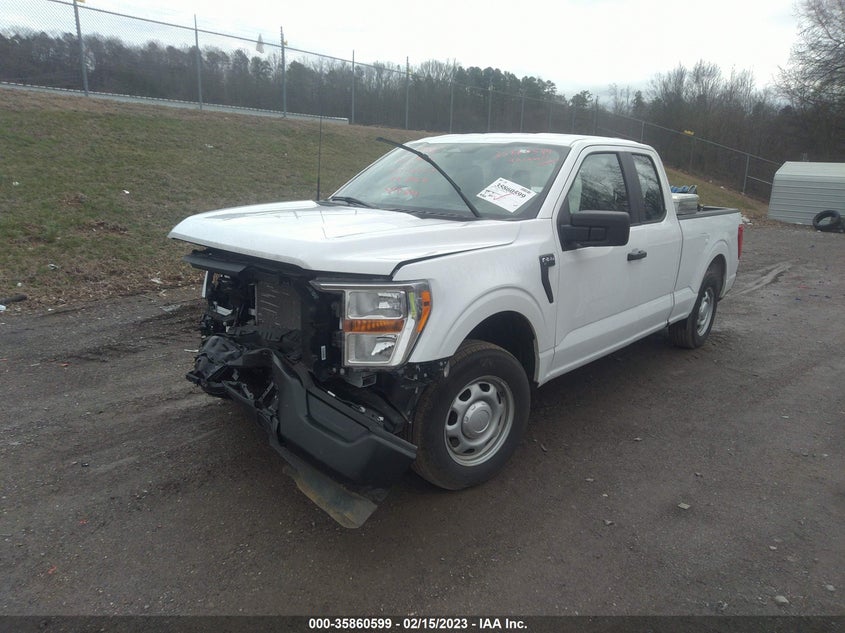 VIN 1FTEX1CB2NKE07396 2022 FORD F-150 XL/XLT