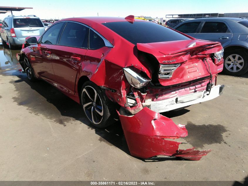 2020 HONDA ACCORD SEDAN SPORT - 1HGCV1F32LA061596