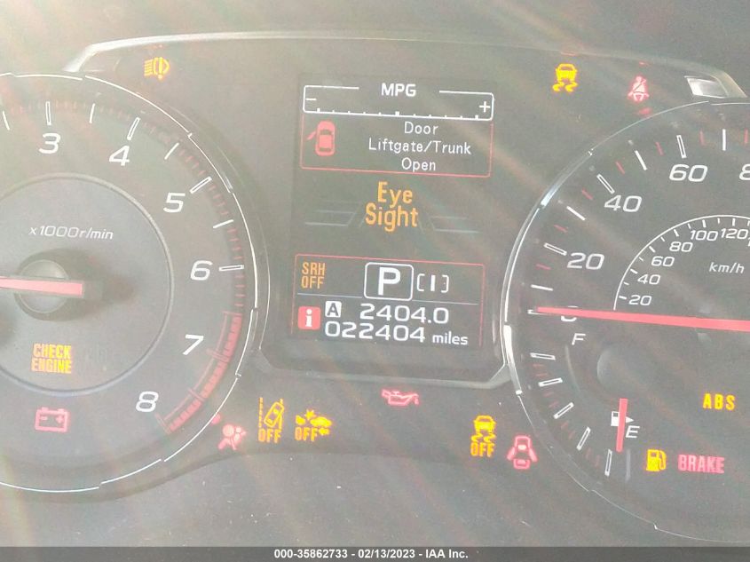 2020 SUBARU WRX LIMITED - JF1VA1N64L8813021