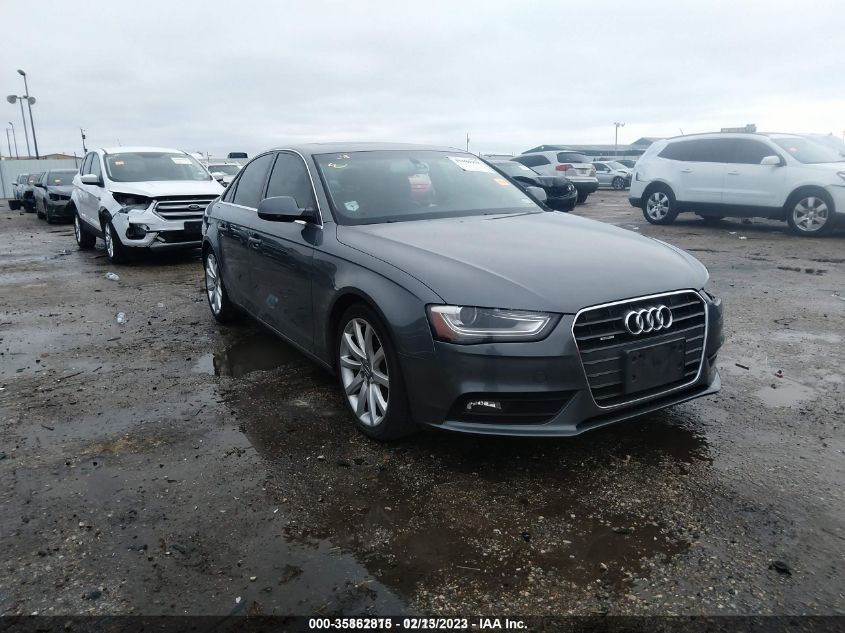 2013 AUDI A4 PREMIUM PLUS - WAUHFAFL1DN008347