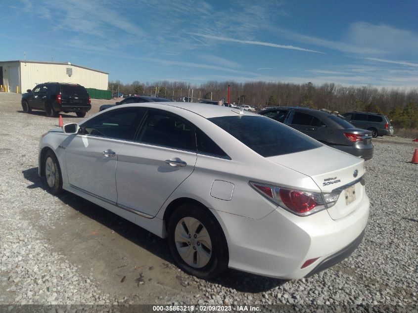 2014 HYUNDAI SONATA HYBRID - KMHEC4A44EA114263