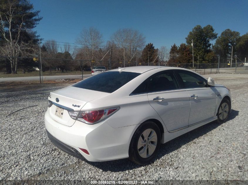 2014 HYUNDAI SONATA HYBRID - KMHEC4A44EA114263
