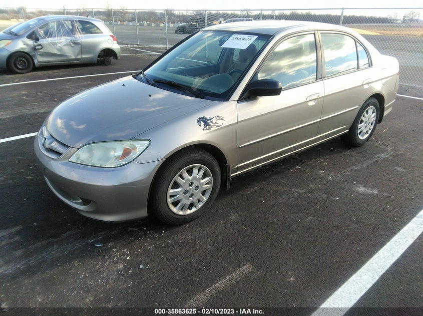 2004 HONDA CIVIC VIN: 2HGES16524H616276