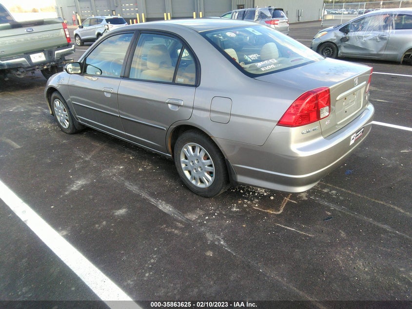 2004 HONDA CIVIC VIN: 2HGES16524H616276
