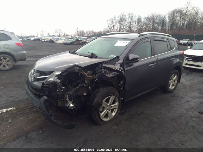 VIN 2T3RFREVXDW075238 2013 TOYOTA RAV4 no.2