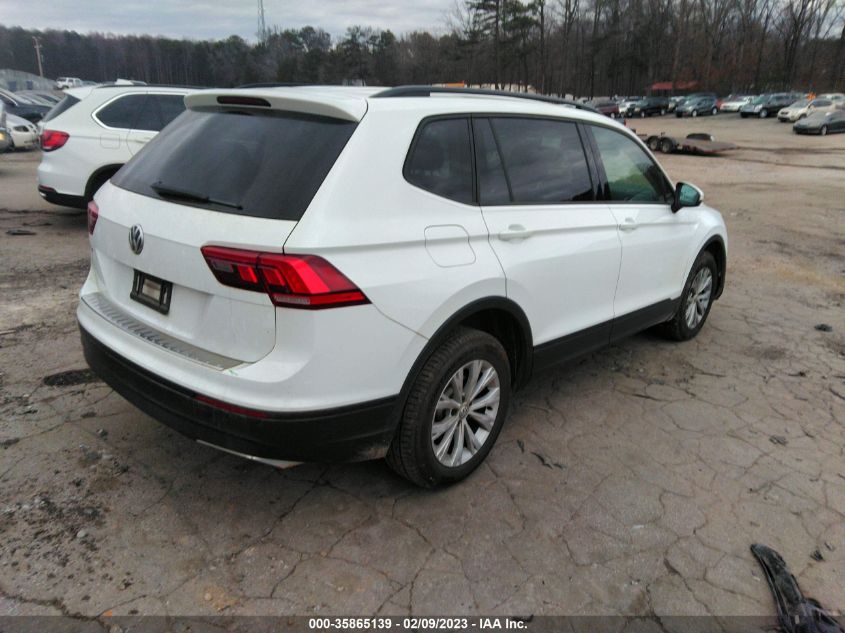 2019 VOLKSWAGEN TIGUAN S - 3VV1B7AX5KM197915