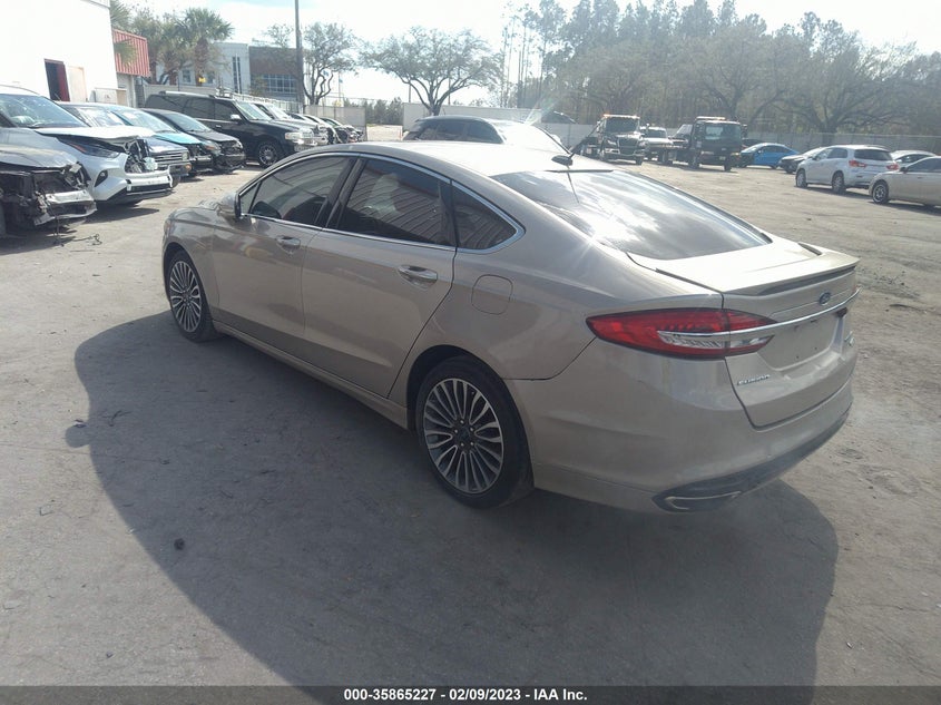 VIN 3FA6P0D91JR233715 2018 FORD FUSION TITANIUM/PLATINUM