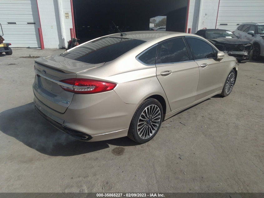 VIN 3FA6P0D91JR233715 2018 FORD FUSION TITANIUM/PLATINUM