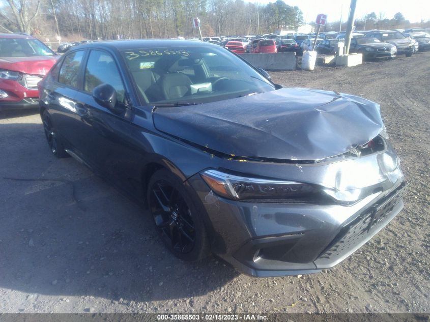 VIN 2HGFE2F58NH584727 2022 HONDA CIVIC SEDAN no.1