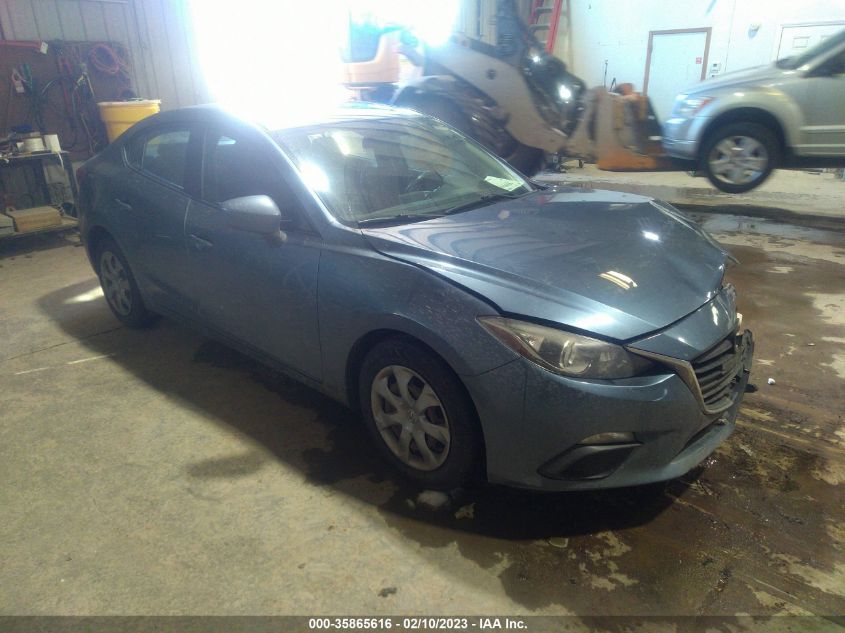 2014 MAZDA MAZDA3 I SPORT - JM1BM1U74E1121013