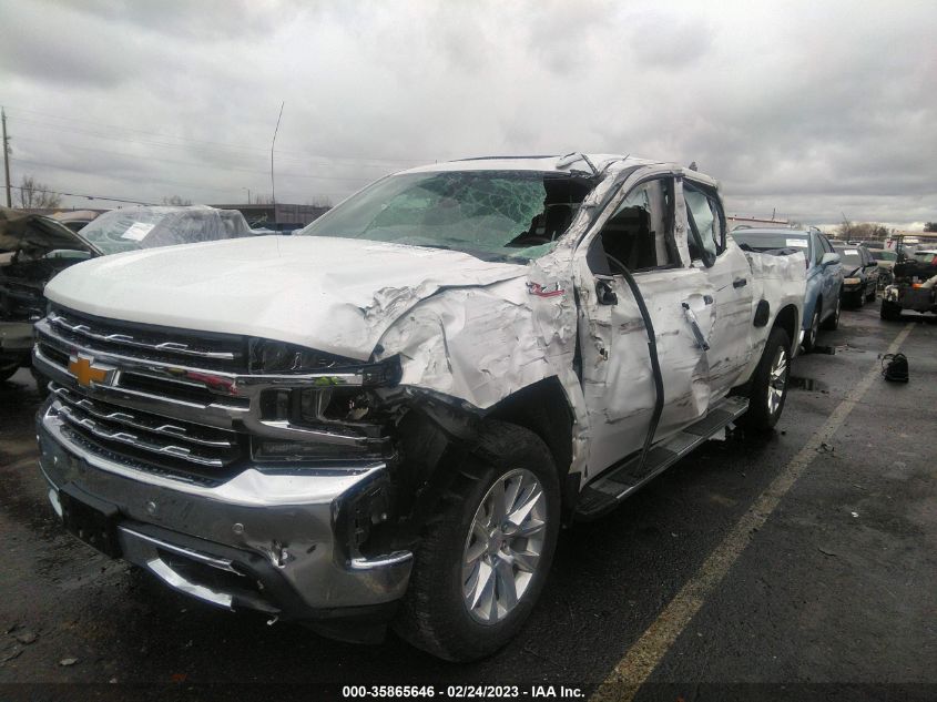2022 CHEVROLET SILVERADO 1500 LTD LTZ 1GCUYGED2NZ154355