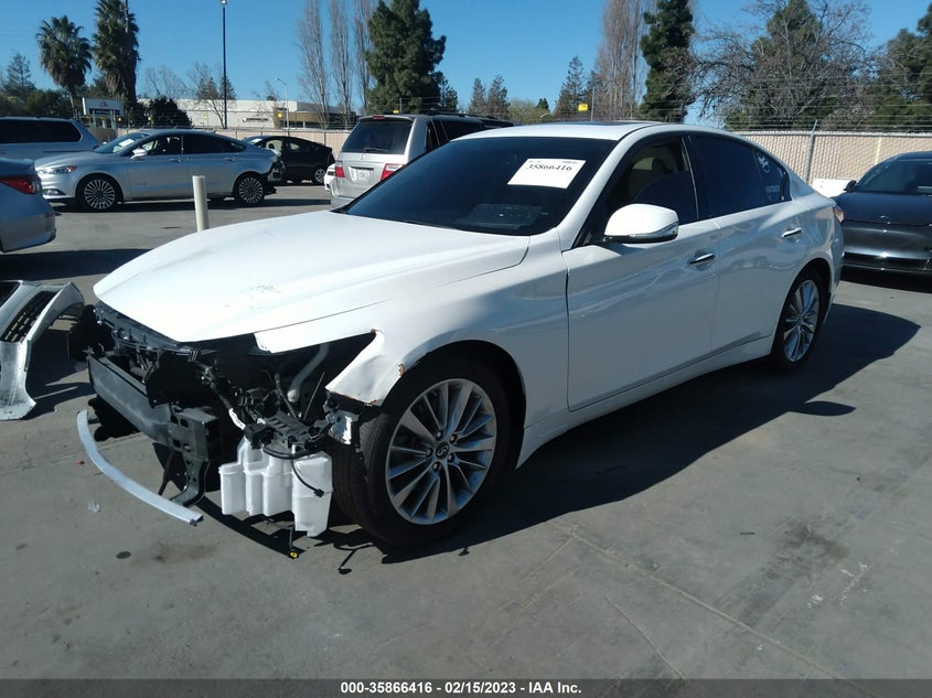 VIN JN1EV7AP4JM364110 2018 INFINITI Q50 3.0T LUXE